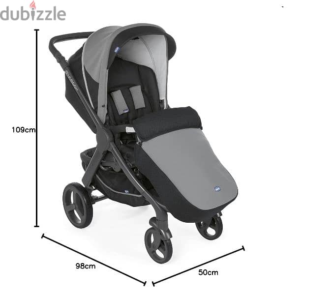chicco style go up stroller from zero to 25 kilo 2
