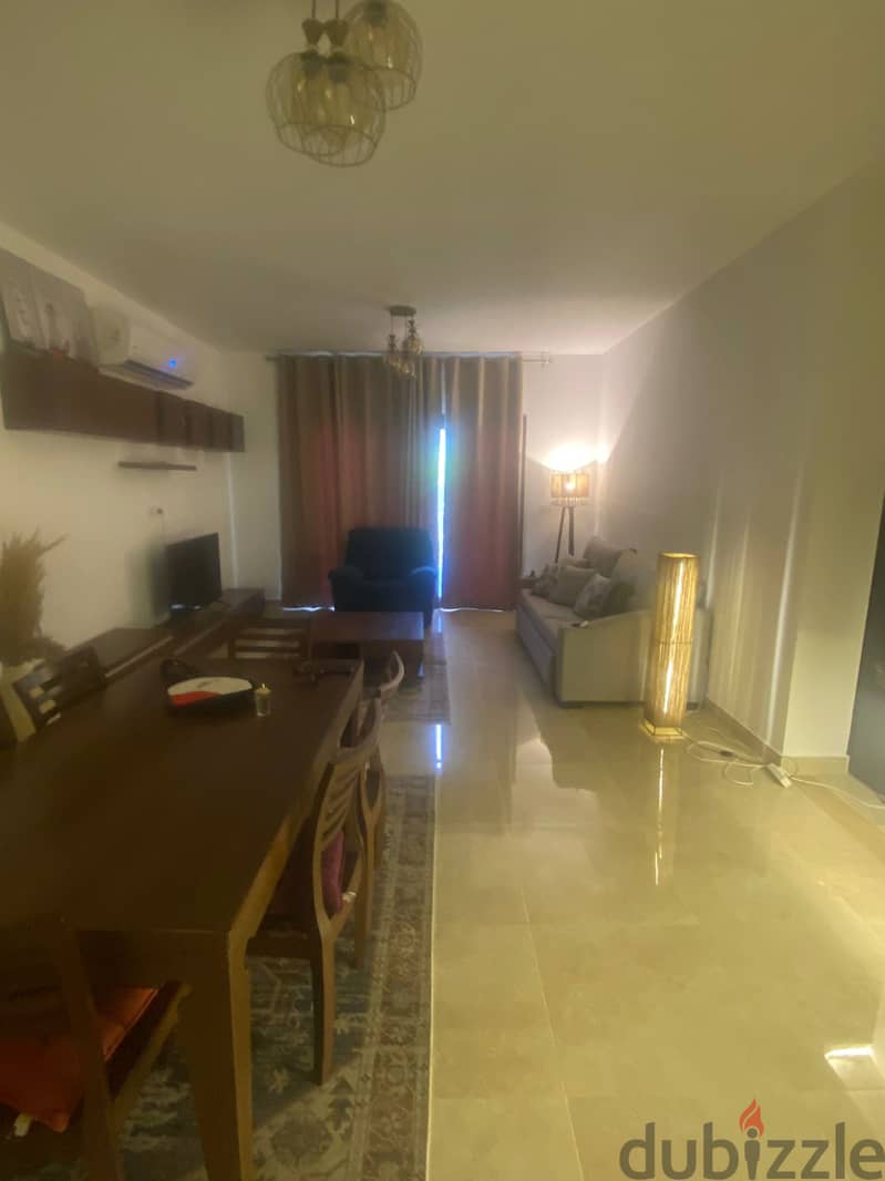 Furnished apartment + Garden 2 rooms rent Fifth Square Al Marasem New Cairo 7