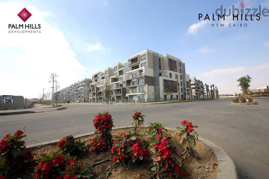 Apartment for sale, fully finished, in the most prestigious compound in the Fifth Settlement, Palm Hills 6