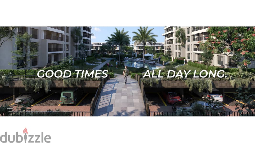pool and fountain view 3Bed apartment lowest price at New Cairo 9y installments New Cairo 0