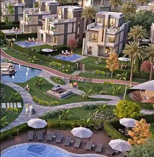 Own an apartment in a 56 m. garden with a 23% discount on cash over the longest equal payment period with a 5% down payment in Garden Lakes - Hyde Park 5