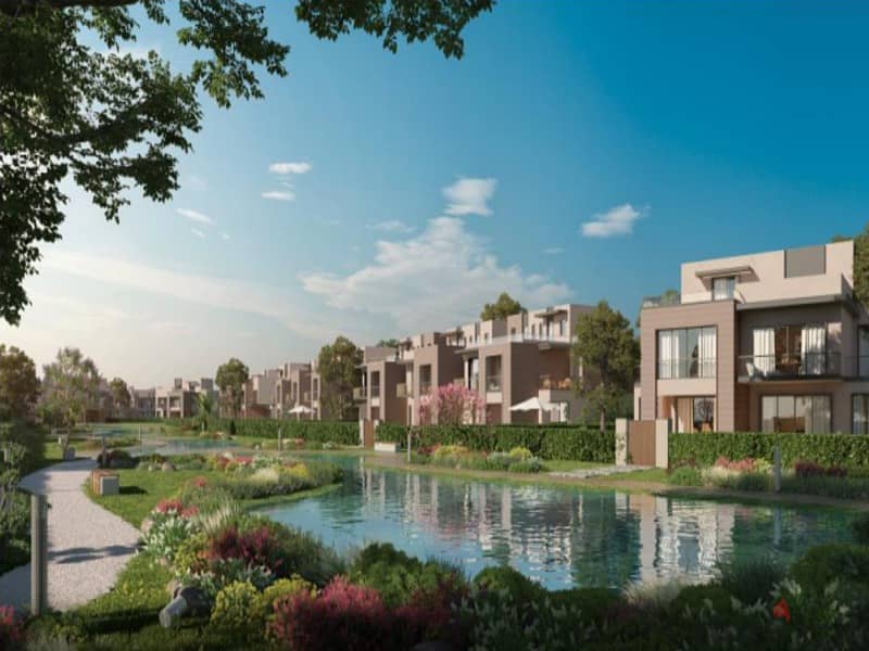 Own an apartment in a 56 m. garden with a 23% discount on cash over the longest equal payment period with a 5% down payment in Garden Lakes - Hyde Park 8