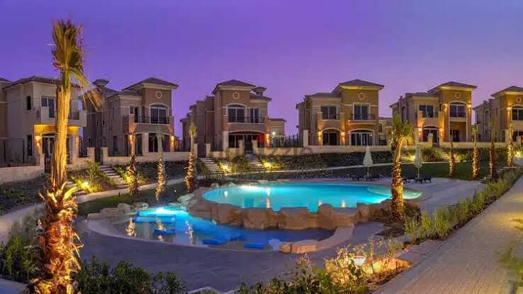 Villa for sale in Stone Park Katameya New Cairo 294m with installments  ستون بارك قطامية  التجمع الخامس 4