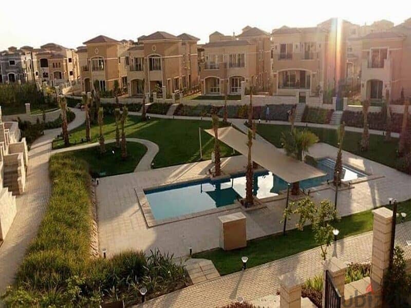Villa for sale in Stone Park Katameya New Cairo 294m with installments  ستون بارك قطامية  التجمع الخامس 24