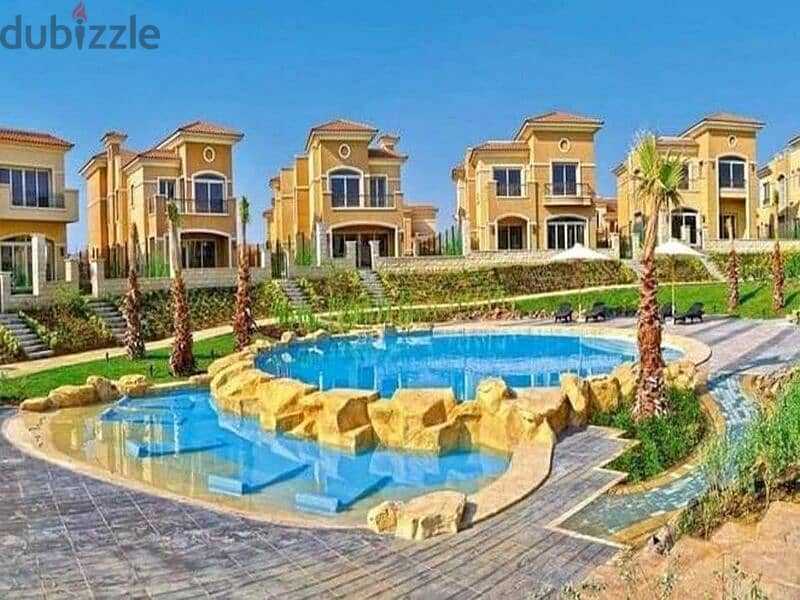 Villa for sale in Stone Park Katameya New Cairo 294m with installments  ستون بارك قطامية  التجمع الخامس 34