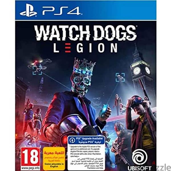 لعبة Watch Dogs legion  بلايستيشن 4 1