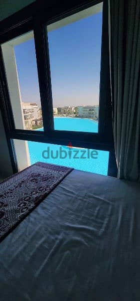 penthouse direct on lagoon for rent marassi للايجار مراسي اول استخدام 5