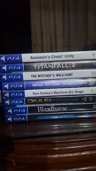 7 PS4 Games (Assassin Creed Unity,The Witcher 3,. . . . ) 0