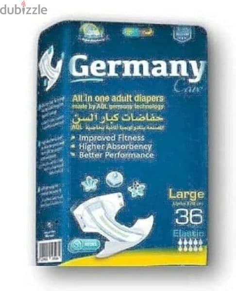 2 packs Germany Adult Diapers 36 Pieces 0