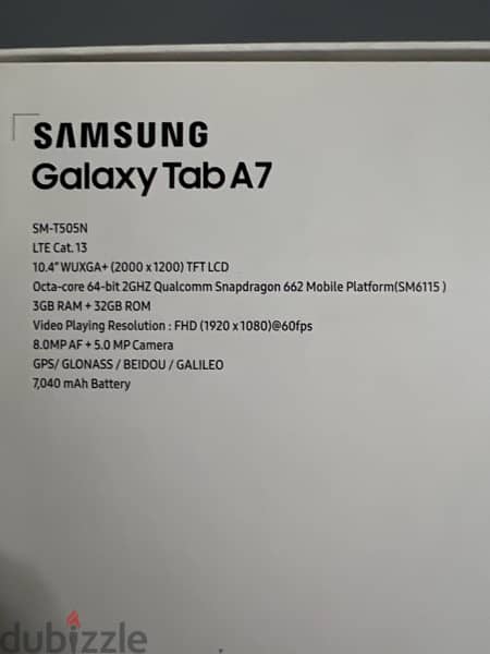 Galaxy Tab A7 3