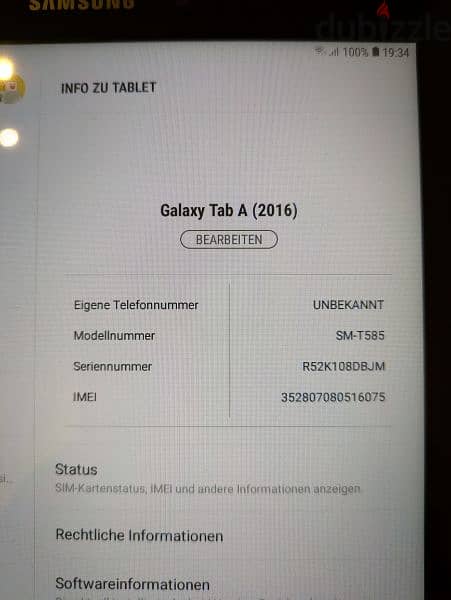 Samsung Tab A (2016) 3
