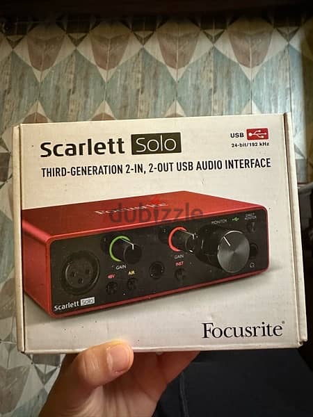 focusrite scarlett solo 3rd gen 0