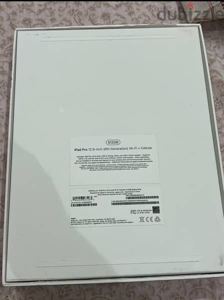 iPad Pro 12.9 M2, Wi-Fi,Cellular 512GB 1