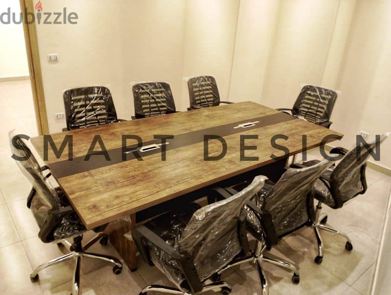 (ترابيزة اجتماعات _ Meeting table/ room ) خشب mdf اسباني # اثاث مكتبي 0