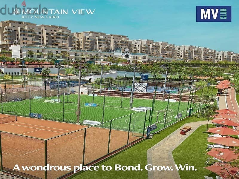Apartment With Garden Ready to move for sale with installments at Mountain View Icity - New Cairo 0
