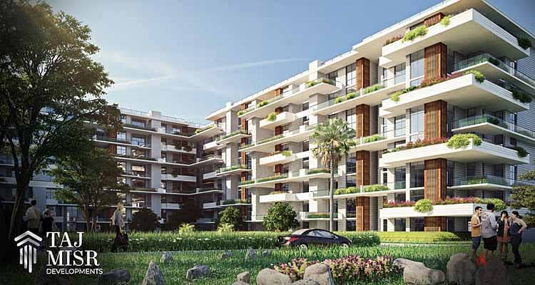 Apartments for sale in Sheikh Zayed City | Compound Dejoya | 10% DP 120m +60m garden 1