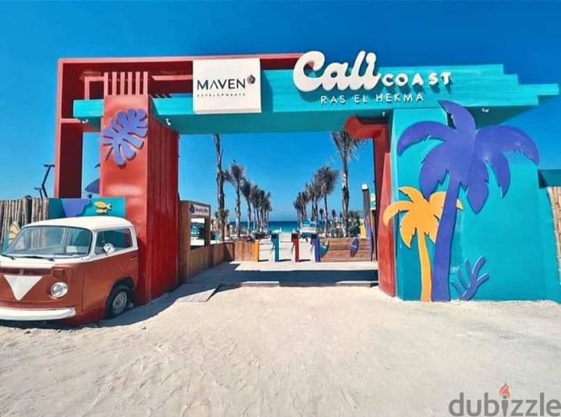 شاليه متشطب للبيع بجاردن 101م بكالي كوست الساحل الشمالي Cali Coast 5