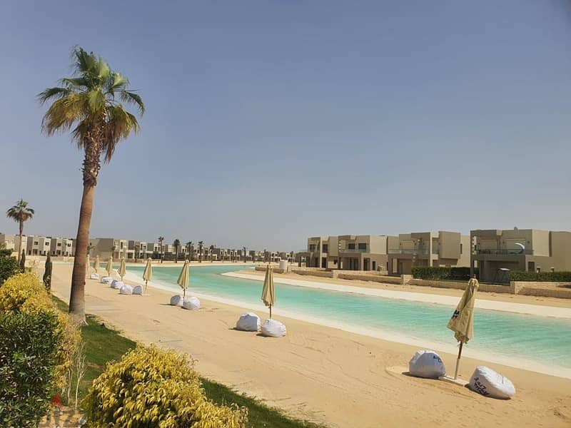 1 BR Chalet in Azha Sokhna With Installments For Sale Fully Finished Direct To Lagoon 5