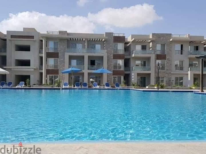 3 BRs Chalet in Azha Sokhna Directly To The Pool For Sale Fully Finished 0
