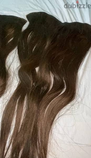 شعر طبيعي ٢٠٠جرام طوله ٥٠سم 3