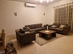 for rent under market  price  , Fully furnished, air-conditioned apartment (3 rooms) in Mivida Compound, Fifth Settlement