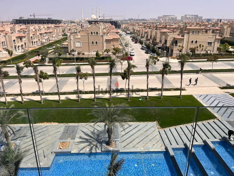 Apartment with Garden For Sale Ready To Move Prime Location Open view on landscape Resale Patio Oro New Cairo 6