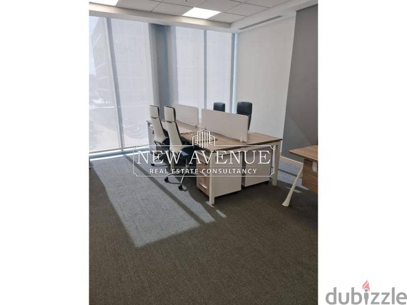 Fully Furnished Office 96 sqm for rent in CFC 5