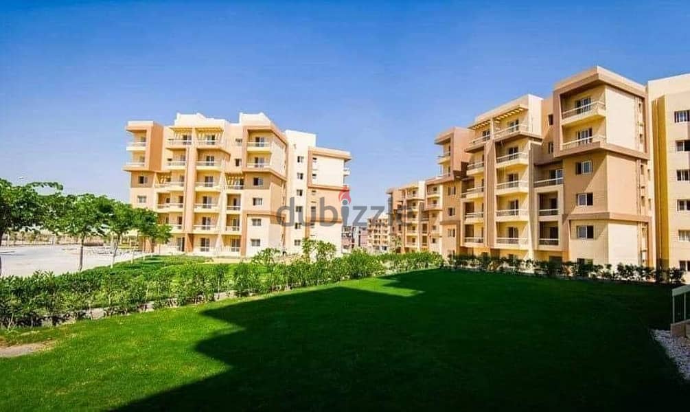 Apartment for sale in Ashgar City, 3 rooms, semi-finished, with a distinctive landscape view, the lowest down payment of 10%, and a payment period of 15