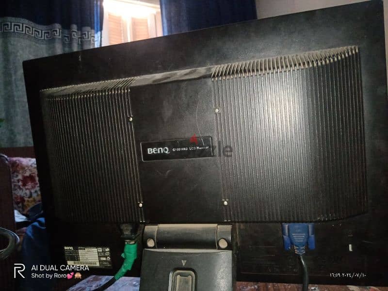 شاشه كمبيوتر 21 بوصه BenQ تبديل ب كرسي هزاز 1