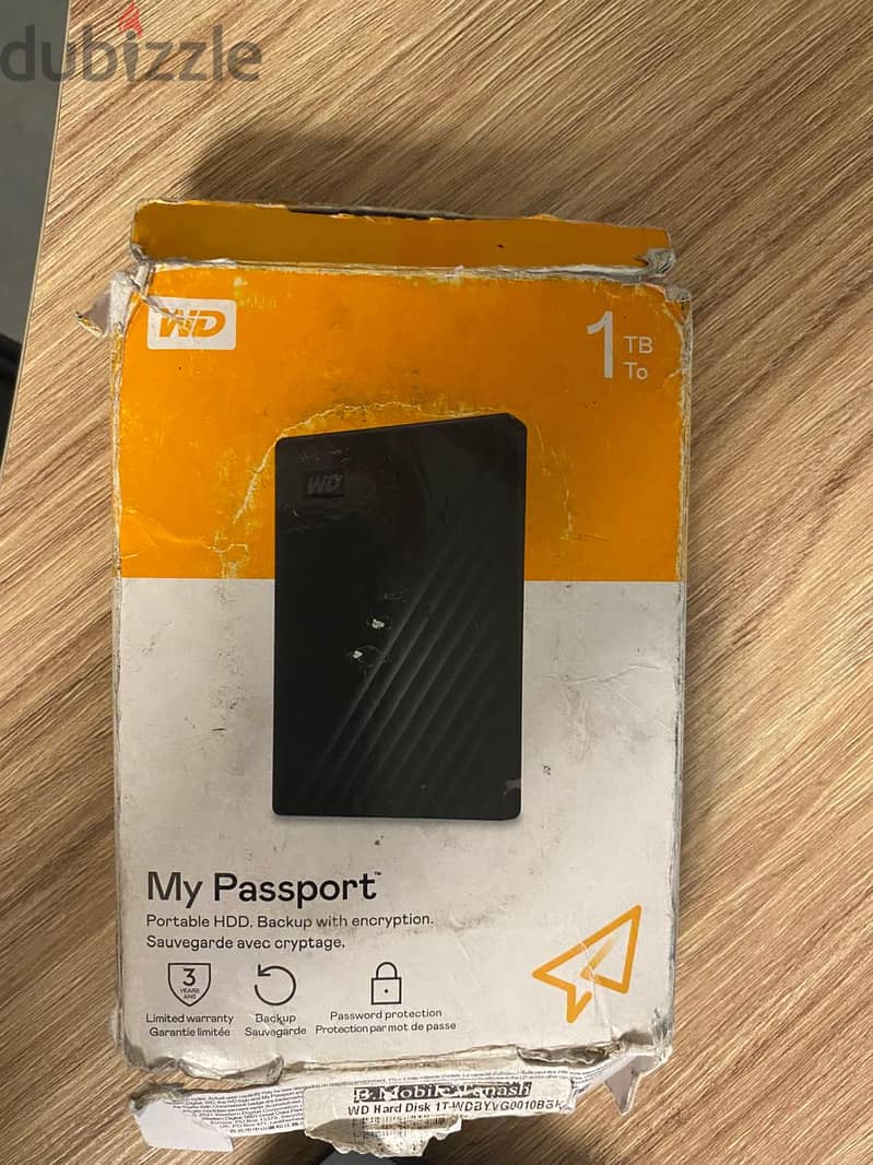 My Passport 1TB  " portable HDD " 3