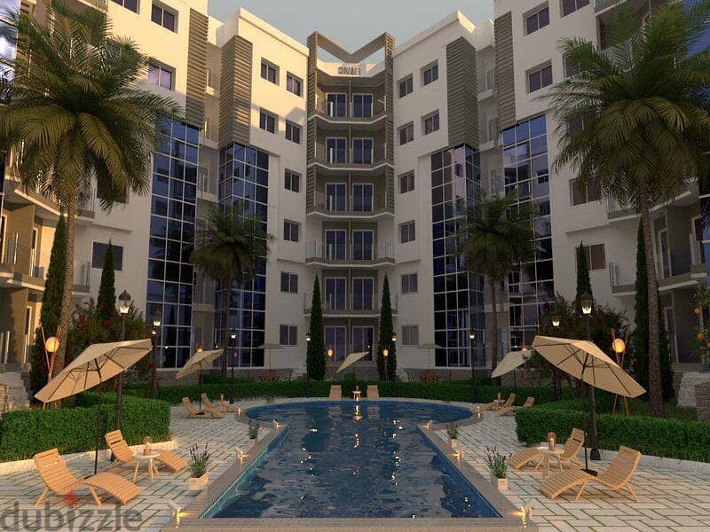 With a 30% cash discount, own your apartment with a private garden area in the heart of Fifth Settlement, Revali 4