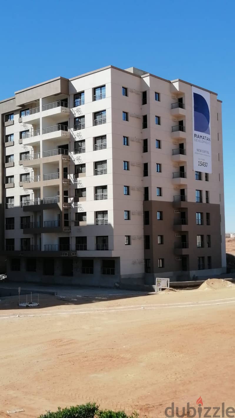 شقة للبيع فوري تشطيب كامل في العاصمة الادارية بااقل سعر 140م 4