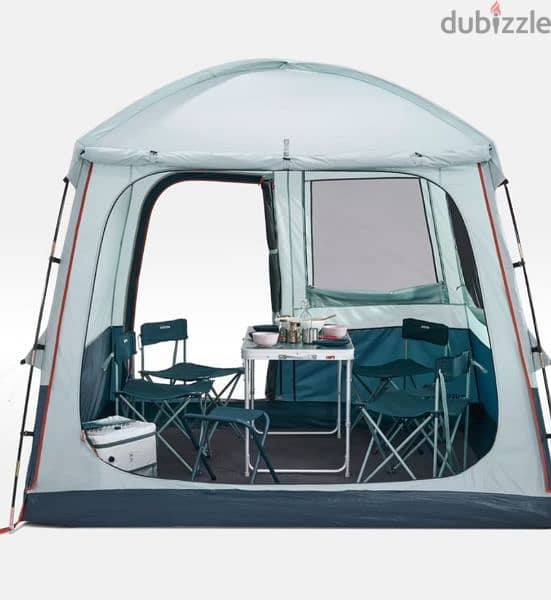 arpenaz tent, Quechua table & chair 3