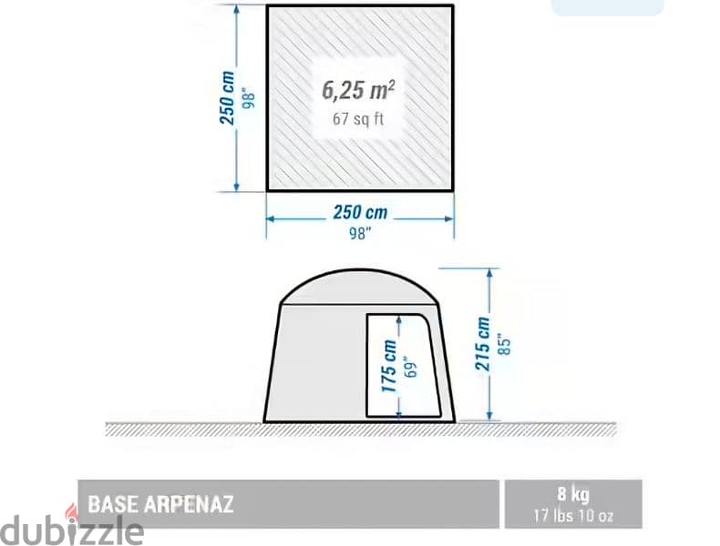 arpenaz tent, Quechua table & chair 4