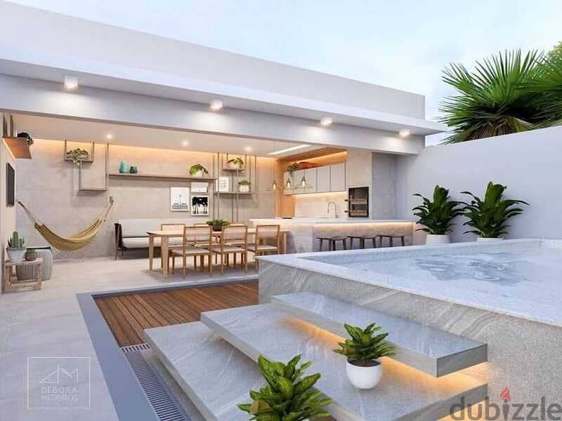 Penthouse with roof and private pool, finished with air conditioners, in the heart of Fifth Settlement, with a 30% cash discount - Revali with a 10% d 21