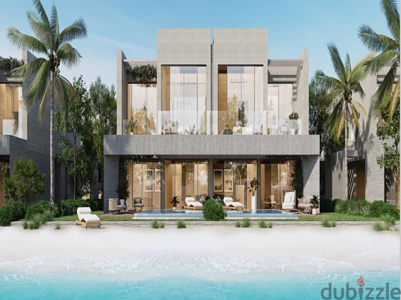 With only 5% down payment, a fully finished chalet with kitchen and air conditioners in Ras Al-Hekma, with a view of the lagoon | 29% cash discount 3