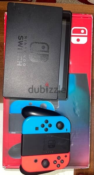 Nintendo switch with accessories 0