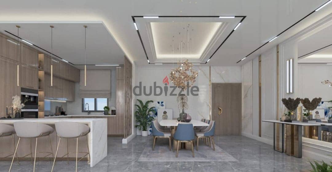 Penthouse 335 meters, receipt for 3 years, with a down payment of 1,620,000 and payment over 8 years, in front of Hyde Park, at the lowest price, in t 3