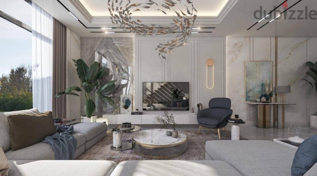 Penthouse 335 meters, receipt for 3 years, with a down payment of 1,620,000 and payment over 8 years, in front of Hyde Park, at the lowest price, in t 7