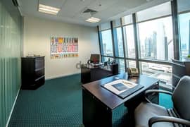 He paid 988 thousand pounds and immediately received a finished administrative office with a prime view on the iconic tower