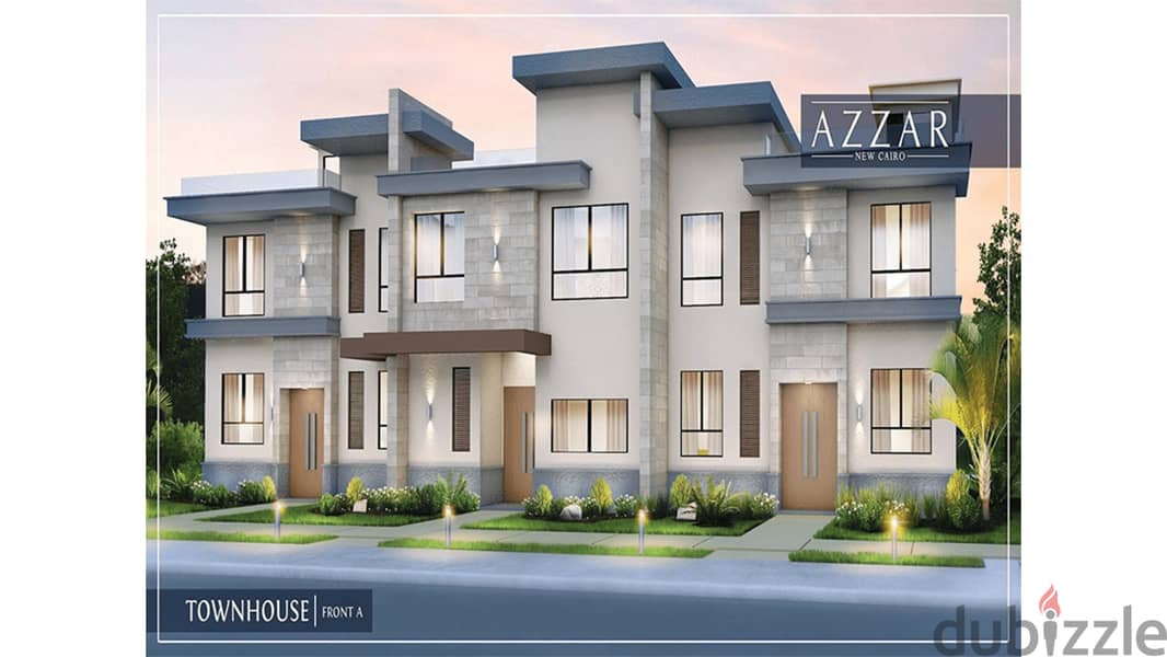 Townhouse 237m for sale in Azzar 1 With Installments Resale Prime Location 21