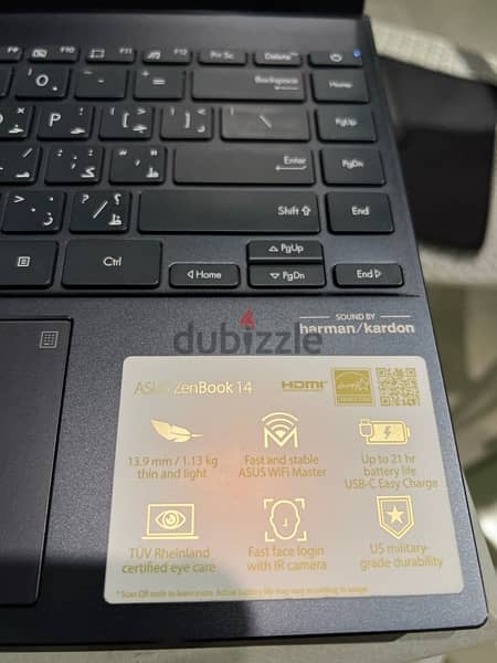 Asus Zenbook 14 i7 16GB RAM بالعلبة 5