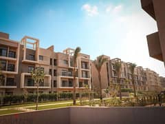 Ground floor apartment with garden, ready to move, and finished, with air conditioners, direct on the 90th of Al Marasem
