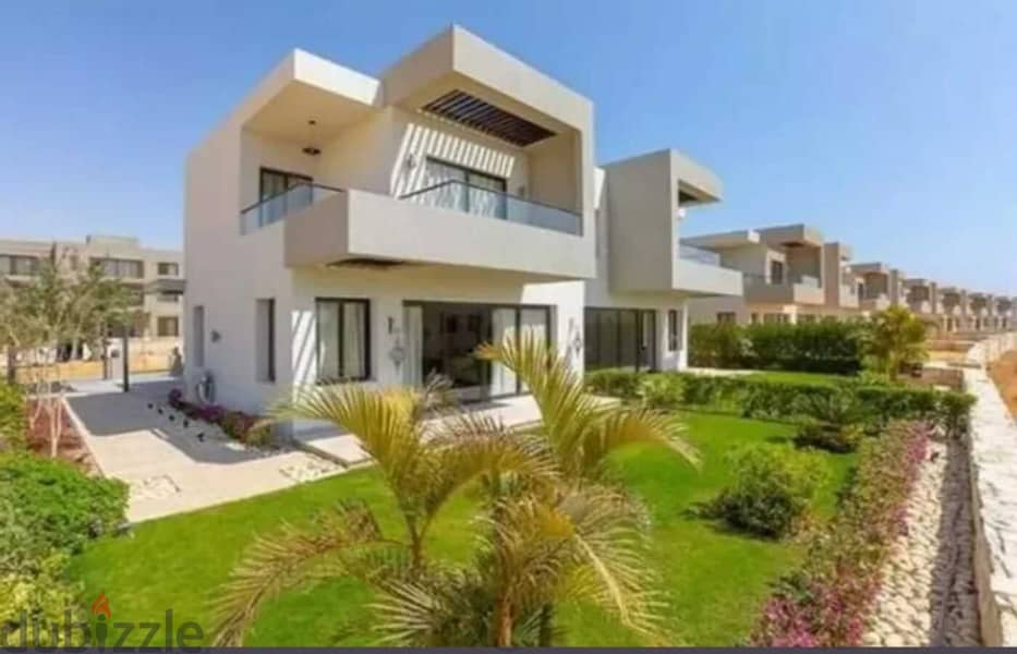 شالية للبيع ارضي بالتكييفات والمطبخ ازها الساحل الشمالي رأس الحكمة Chalet For Sale Sea View Azha North Coast Ras Elhikma 0