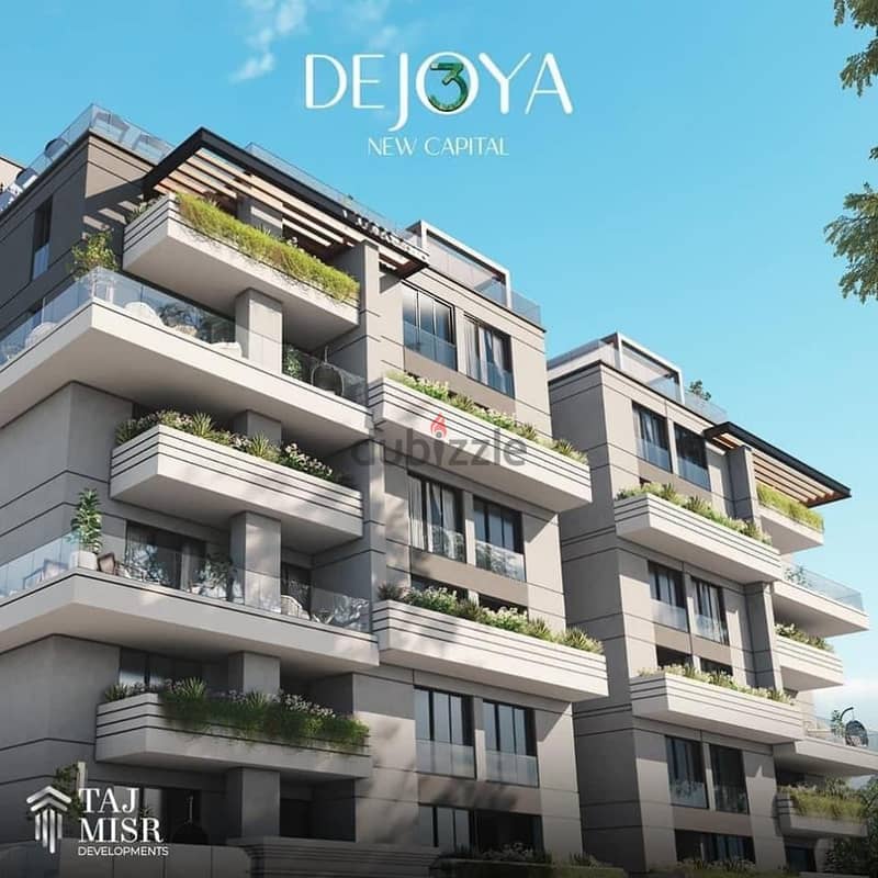 Receive immediately with a 15% down payment an apartment next to the embassy district in De Joya 3 Compound, New Capital 0