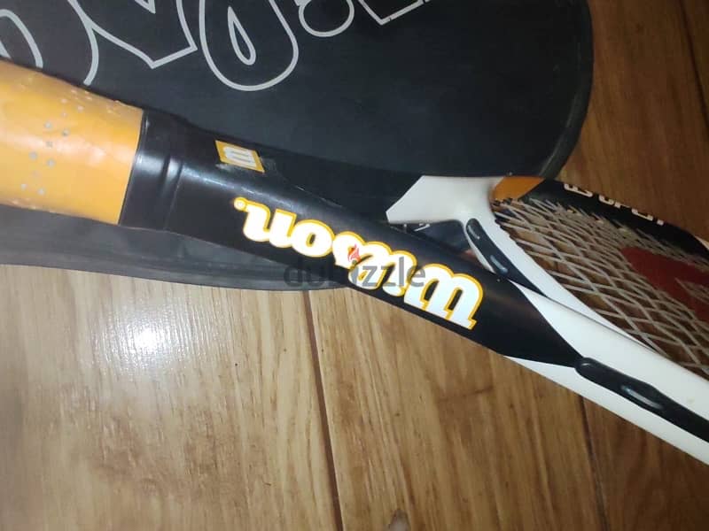 tennis racqet size 4 3/8 wilson 3