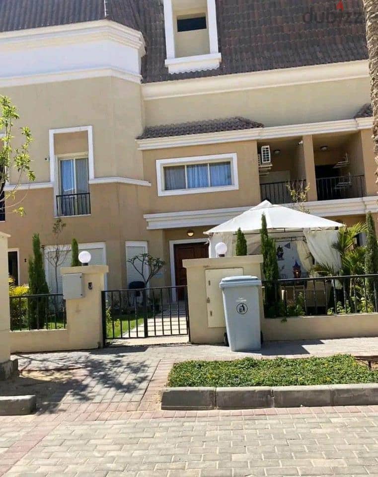 with 650 thousand standalone villa for sale, 206 m, next to Madinaty, in Sarai Compound, at the entrance to Mostakbal City,double view,in installments 10