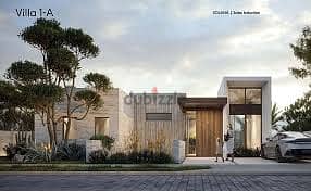 Twin house, 337 meters, fully finished with air conditioning, facing north , landscape view in Solana, Sheikh Zayed.
