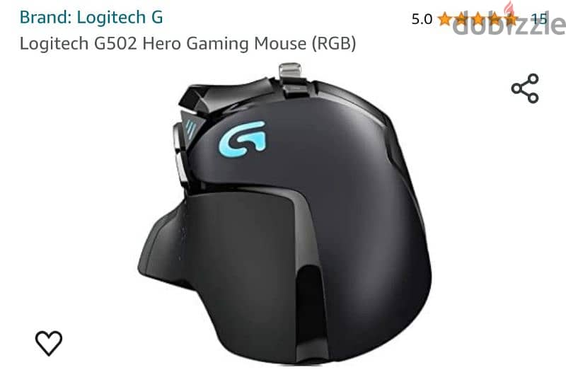 Logitech G502 Hero Gaming Mouse (RGB) 2