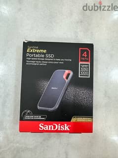 SanDisk 4TB Extreme Portable SSD - Up to 1050MB/s
